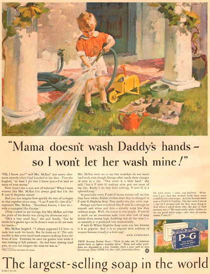 PG Soap Little Boy 1930 | Vintage Ad and Cover Art 1891-1970