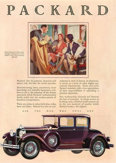 Packard Automobile Fashion | Vintage Cars 1891-1970