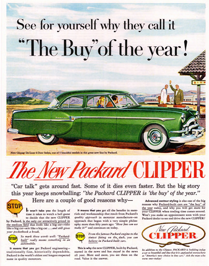 Packard Clipper DeLuxe 1953 Buy Of The Year | Vintage Cars 1891-1970