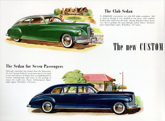 Packard Custom Club N Custom Sedan 1947 | Vintage Cars 1891-1970