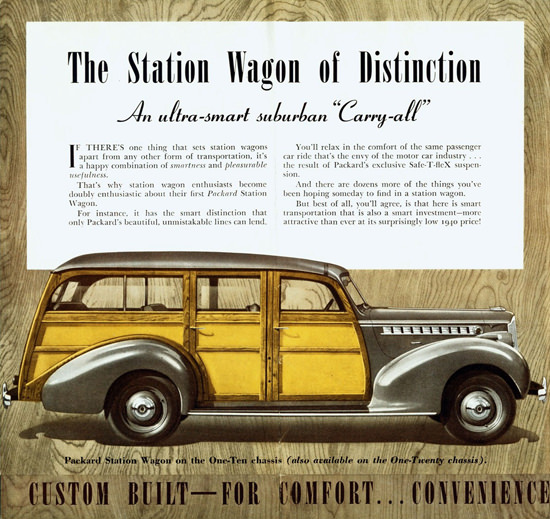 Packard One Ten Station Wagon 1940 | Vintage Cars 1891-1970