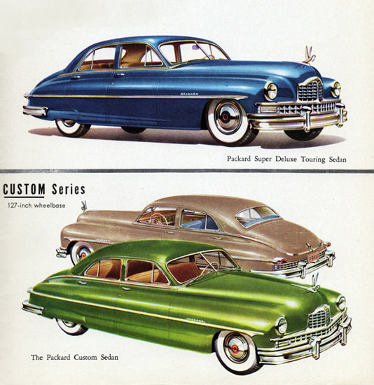 Packard Super DeLuxe N Custom Sedans 1950 | Vintage Cars 1891-1970