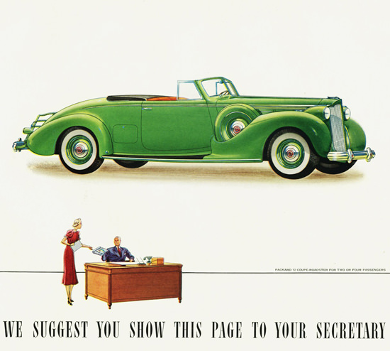 Packard Twelve Coupe Roadster 1938 | Vintage Cars 1891-1970