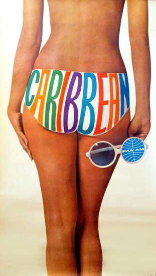 Pan Am Caribbean 1960s | Sex Appeal Vintage Ads and Covers 1891-1970