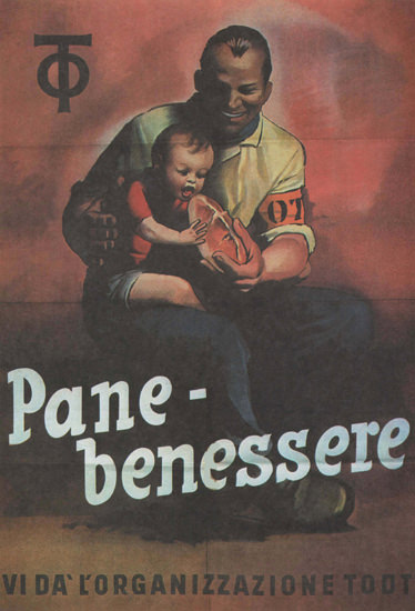 Pane-Benessere OT Italy Italia | Vintage War Propaganda Posters 1891-1970