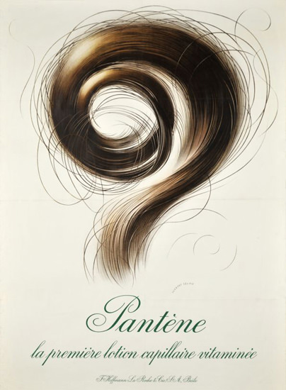 Pantene Lotion Capillaire Switzerland 1945 White | Vintage Ad and Cover Art 1891-1970