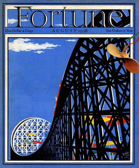 Paolo Garretto Fortune Magazine August 1938 Copyright | Fortune Magazine Graphic Art Covers 1930-1959