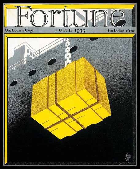 Paolo Garretto Fortune Magazine June 1933 Copyright | Fortune Magazine Graphic Art Covers 1930-1959