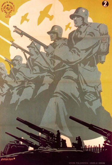 Partido Comunista De Espana Spain | Vintage War Propaganda Posters 1891-1970