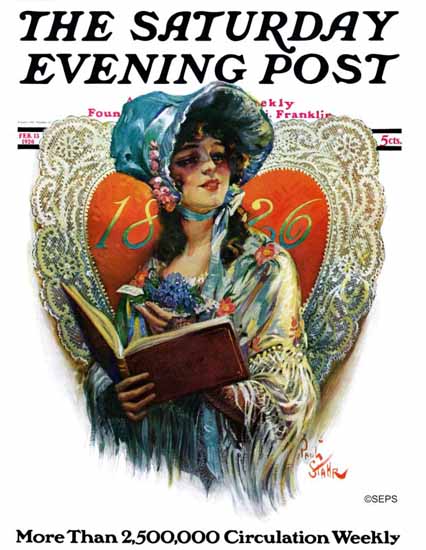 Paul Stahr Saturday Evening Post 1826 Cover 1926_02_13 | The Saturday Evening Post Graphic Art Covers 1892-1930