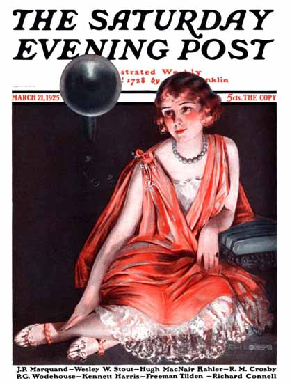 Pearl L Hill Cover Artist Saturday Evening Post 1925_03_21 Sex Appeal | Sex Appeal Vintage Ads and Covers 1891-1970