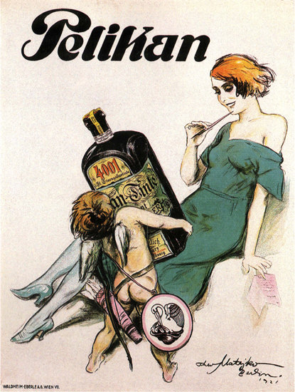 Pelikan Tinte 4001 Germany Deutschland Ink | Sex Appeal Vintage Ads and Covers 1891-1970