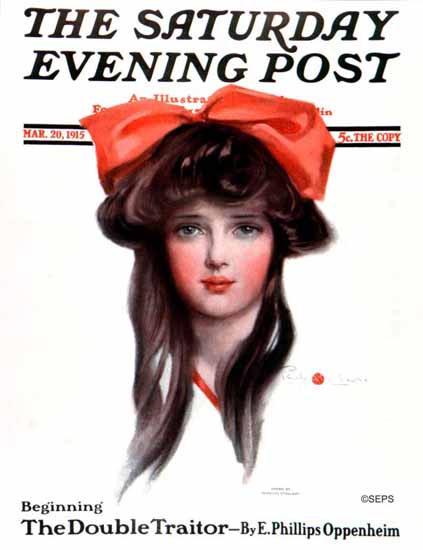 Penrhyn Stanlaws Cover Artist Saturday Evening Post 1915_03_20 | The Saturday Evening Post Graphic Art Covers 1892-1930