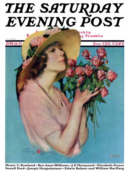 Penrhyn Stanlaws Cover Artist Saturday Evening Post 1927_06_18 | The Saturday Evening Post Graphic Art Covers 1892-1930