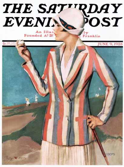 Penrhyn Stanlaws Cover Artist Saturday Evening Post 1928_06_09 | The Saturday Evening Post Graphic Art Covers 1892-1930