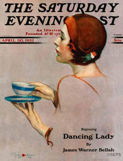 Penrhyn Stanlaws Cover Artist Saturday Evening Post 1932_04_30 | The Saturday Evening Post Graphic Art Covers 1931-1969