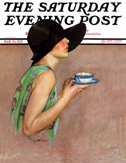 Penrhyn Stanlaws Saturday Evening Post 1928_03_24 | The Saturday Evening Post Graphic Art Covers 1892-1930