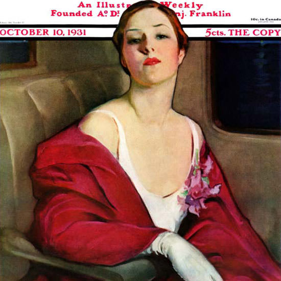 Penrhyn Stanlaws Saturday Evening Post 1931_10_10 Copyright crop | Best of 1930s Ad and Cover Art