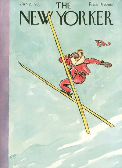 Perry Barlow The New Yorker 1935_01_26 Copyright | The New Yorker Graphic Art Covers 1925-1945