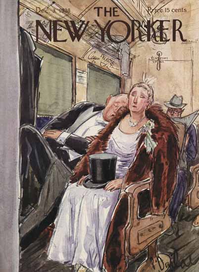 Perry Barlow The New Yorker 1938_12_03 Copyright | The New Yorker Graphic Art Covers 1925-1945