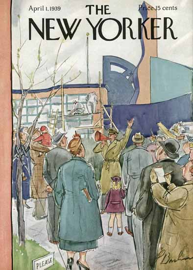 Perry Barlow The New Yorker 1939_04_01 Copyright | The New Yorker Graphic Art Covers 1925-1945