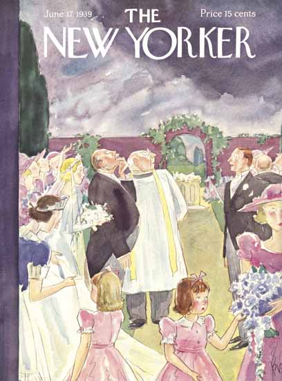 Perry Barlow The New Yorker 1939_06_17 Copyright | The New Yorker Graphic Art Covers 1925-1945