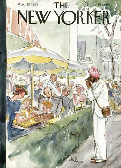 Perry Barlow The New Yorker 1939_08_12 Copyright | The New Yorker Graphic Art Covers 1925-1945