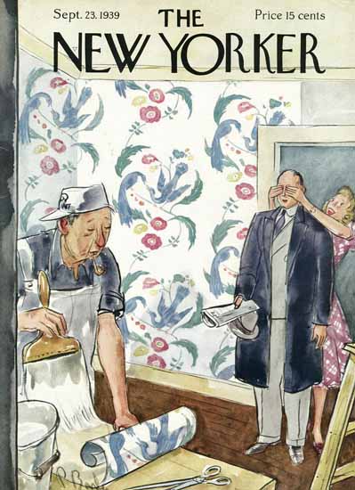 Perry Barlow The New Yorker 1939_09_23 Copyright | The New Yorker Graphic Art Covers 1925-1945