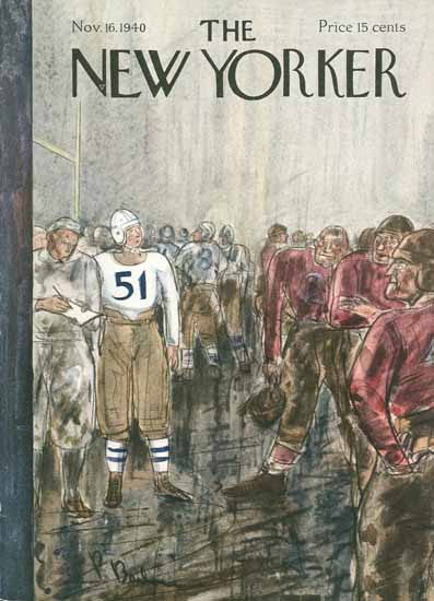 Perry Barlow The New Yorker 1940_11_16 Copyright | The New Yorker Graphic Art Covers 1925-1945