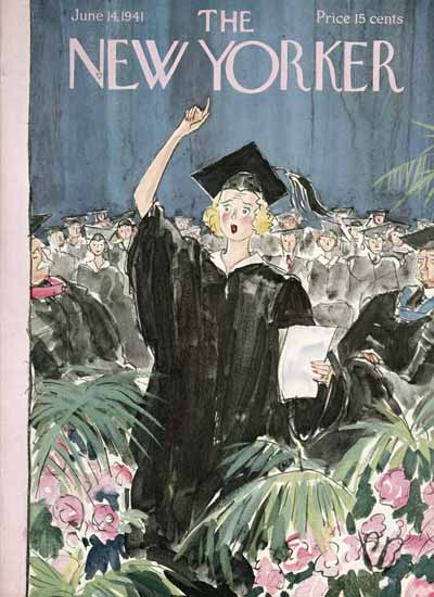 Perry Barlow The New Yorker 1941_06_14 Copyright | The New Yorker Graphic Art Covers 1925-1945