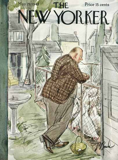 Perry Barlow The New Yorker 1943_05_29 Copyright | The New Yorker Graphic Art Covers 1925-1945