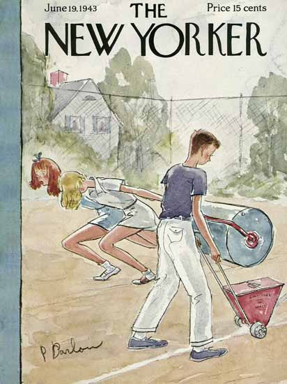 Perry Barlow The New Yorker 1943_06_19 Copyright | The New Yorker Graphic Art Covers 1925-1945