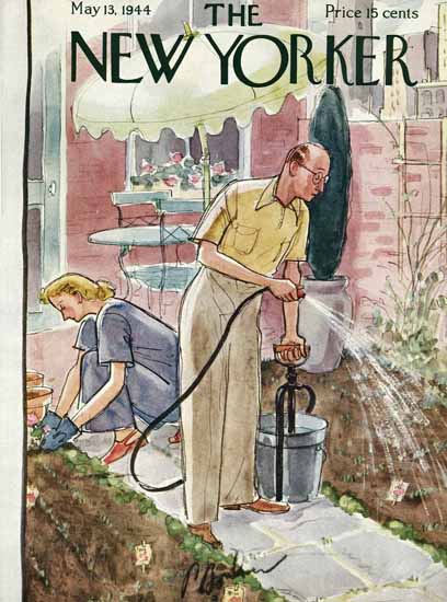 Perry Barlow The New Yorker 1944_05_13 Copyright | The New Yorker Graphic Art Covers 1925-1945