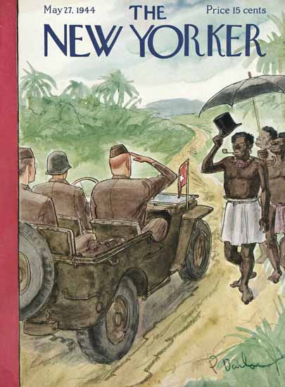 Perry Barlow The New Yorker 1944_05_27 Copyright | The New Yorker Graphic Art Covers 1925-1945