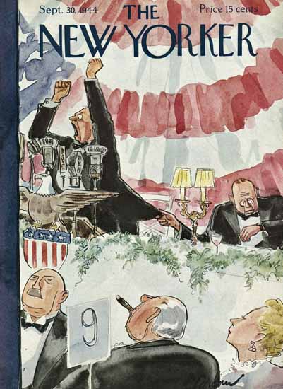 Perry Barlow The New Yorker 1944_09_30 Copyright | The New Yorker Graphic Art Covers 1925-1945