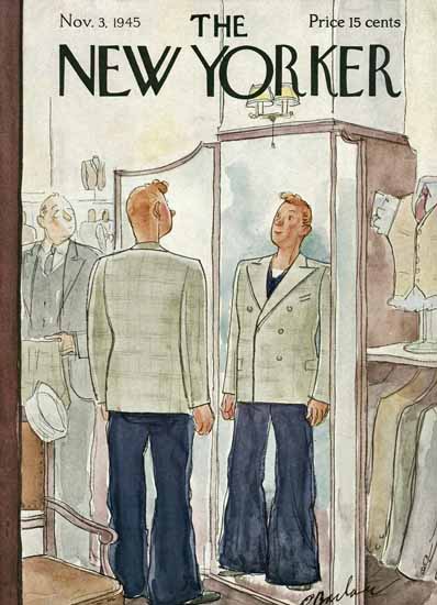 Perry Barlow The New Yorker 1945_11_03 Copyright | The New Yorker Graphic Art Covers 1925-1945