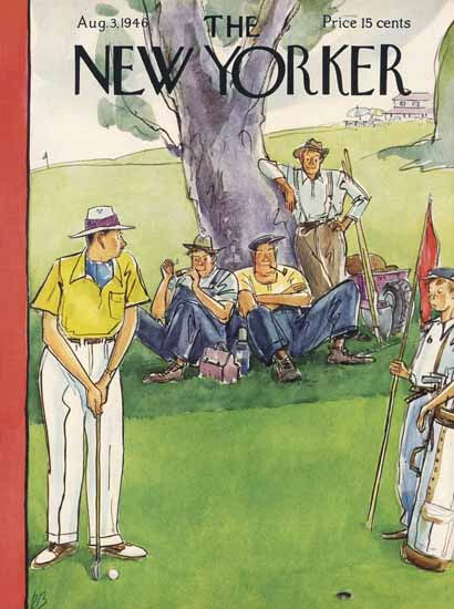 Perry Barlow The New Yorker 1946_08_03 Copyright | The New Yorker Graphic Art Covers 1946-1970