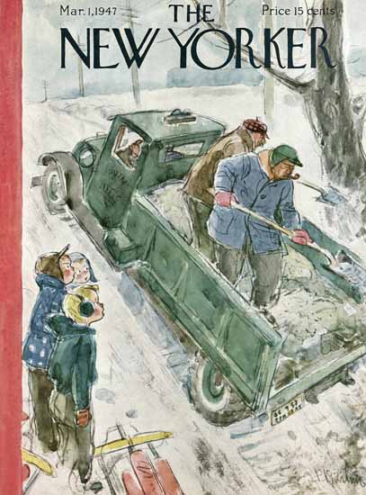 Perry Barlow The New Yorker 1947_03_01 Copyright | The New Yorker Graphic Art Covers 1946-1970