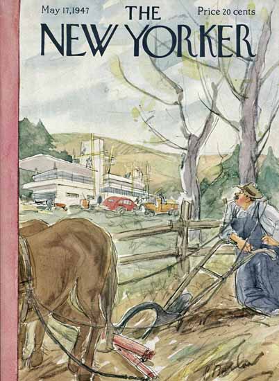 Perry Barlow The New Yorker 1947_05_17 Copyright | The New Yorker Graphic Art Covers 1946-1970