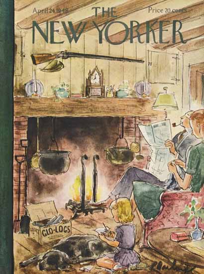 Perry Barlow The New Yorker 1948_04_24 Copyright | The New Yorker Graphic Art Covers 1946-1970