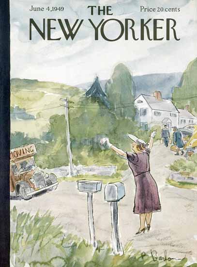 Perry Barlow The New Yorker 1949_06_04 Copyright | The New Yorker Graphic Art Covers 1946-1970