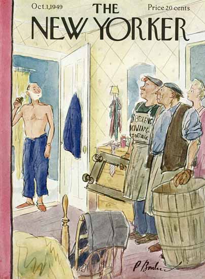 Perry Barlow The New Yorker 1949_10_01 Copyright | The New Yorker Graphic Art Covers 1946-1970