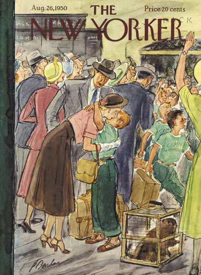 Perry Barlow The New Yorker 1950_08_26 Copyright | The New Yorker Graphic Art Covers 1946-1970