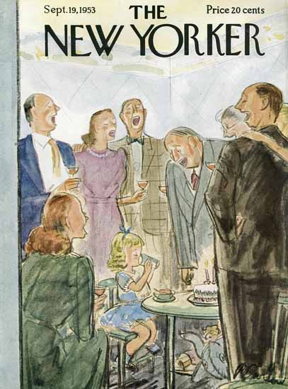 Perry Barlow The New Yorker 1953_09_19 Copyright | The New Yorker Graphic Art Covers 1946-1970