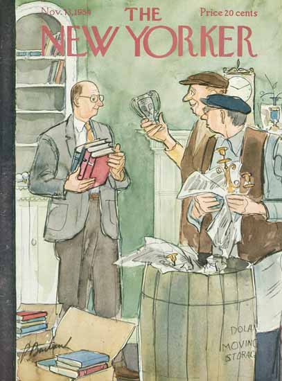 Perry Barlow The New Yorker 1954_11_13 Copyright | The New Yorker Graphic Art Covers 1946-1970