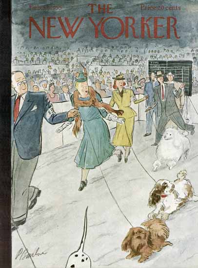 Perry Barlow The New Yorker 1955_02_12 Copyright | The New Yorker Graphic Art Covers 1946-1970