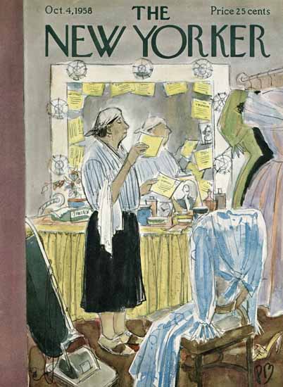 Perry Barlow The New Yorker 1958_10_04 Copyright | The New Yorker Graphic Art Covers 1946-1970