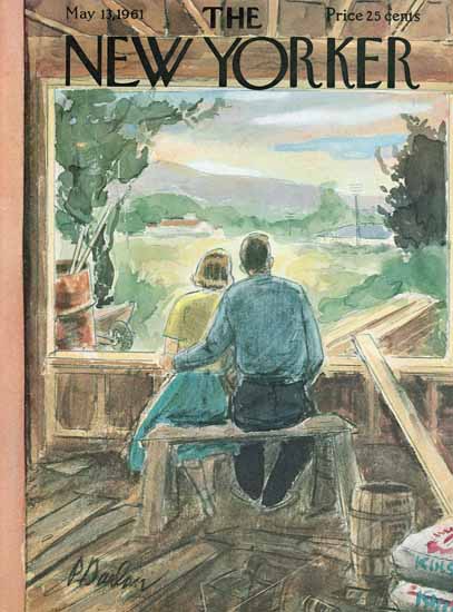 Perry Barlow The New Yorker 1961_05_13 Copyright | The New Yorker Graphic Art Covers 1946-1970