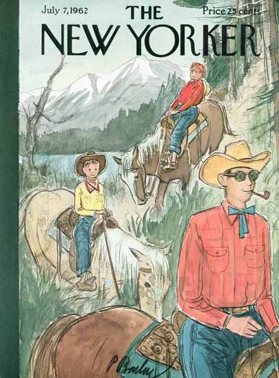 Perry Barlow The New Yorker 1962_07_07 Copyright | The New Yorker Graphic Art Covers 1946-1970