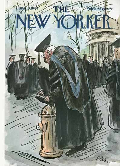 Perry Barlow The New Yorker 1967_06_10 Copyright | The New Yorker Graphic Art Covers 1946-1970